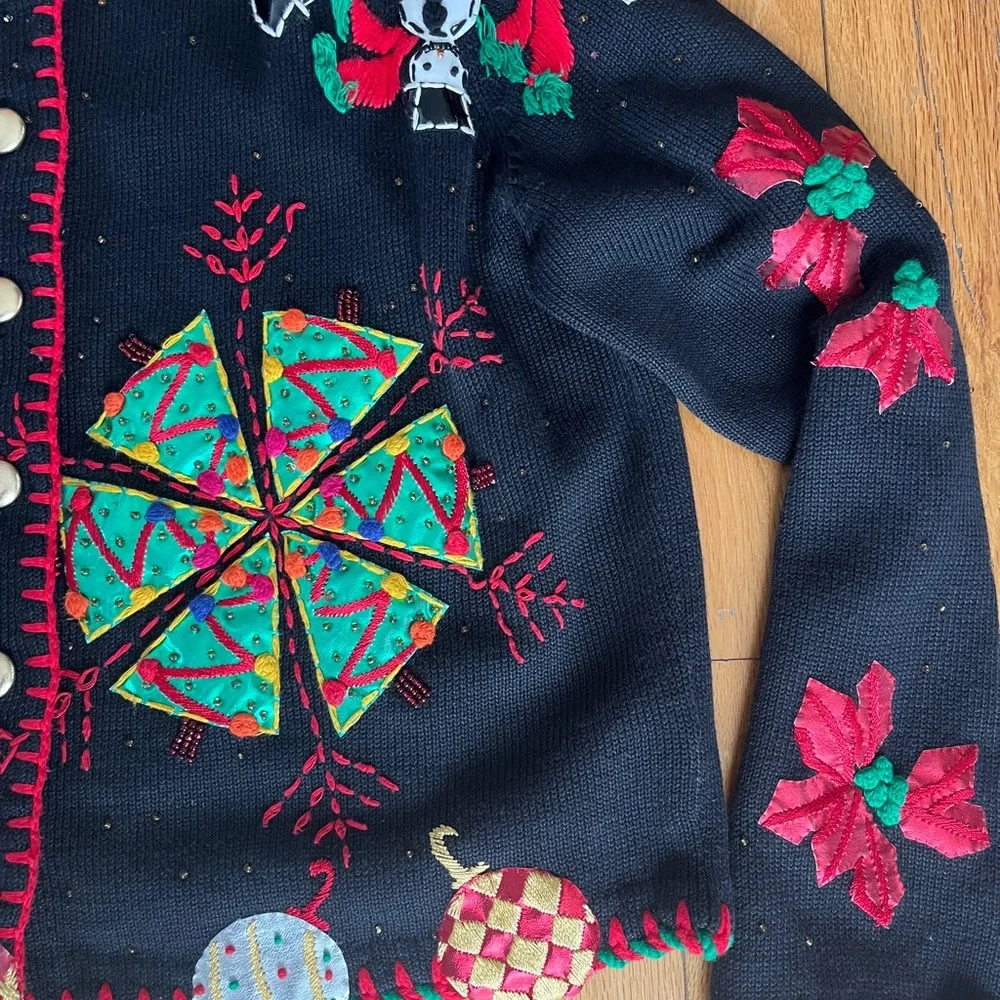 Micheal Simon Sweater Medium Christmas‎ EUC
